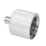 Mic Stand Adapter 5/8 auf 1/4 Adapter Buchse auf Stecker Mic Schraube Adapter Mikrofon Ständer Adapter Kamera Stativ Mikrofon