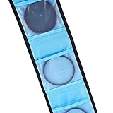 CFTGIW Tasche mit 3 Taschen, Kamera-Filter-Geldbörse, Objektiv-Adapter, Objektiv-Filter-Geldbörse, Ring-Aufbewahrungstasche, für Schutzfilter, 86-mm-, Entworfen für oder 3 Ihrer Kamera