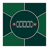 LaiEr 60/80/100/120/140/160cm Quadratische Poker Matte Texas Hold'em Poker Gummimatte Poker Topper für Tische Faltbare Tragbare Poker Tischplatte Layoutw für Poker Spiele Blackjack Casino(100 * 100cm)