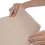 Nisorpa 12 Stück Teppichfliesen Hellbraun Teppich Bodenbelag 30x30cm Teppich Selbstklebend 1.08㎡
