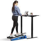 Lifepro Kleinste tragbare 76,2 cm große Gehunterlage unter dem Schreibtisch, Mini-Laufband, kompaktes Mini-Laufband, maximale Geschwindigkeit 3 km/h, max. Gewicht 100 kg, Heim- und