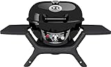Outdoorchef Kompaktgrill „Minichef 420 G“ | Kugelgrill für saftige Steaks ohne Wenden | Gasgrill klein für Balkon und Camping – Ø 42 cm mit 4.2 kW, 18.128.06, Schwarz, 78 x 53 x 43 cm