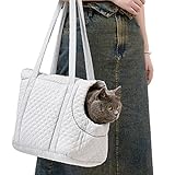 Tragetasche für kleine Hunde, Baumwolle, kleine Hunde, Katzentragetasche, leichte Wintertasche, tragbar für Katzen, Welpen, Kätzchen