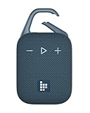 Tronsmart H1 Tragbare Outdoor Bluetooth Lautsprecher Musikbox, 20 Stunden Spielzeit, lauter Klang und kraftvoller Bass, integrierter Karabiner, IPX7 wasserdicht, anpassbarer EQ, Bluetooth 5.3 (Blue)