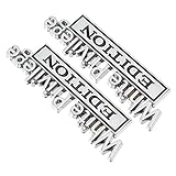 MUCKLILY 2St Logo Aufkleber für Autos Zubehör Abzeichen Bogenschütze Aufkleber für LKWs autokennzeichen autofahne car sticker Body-Auto-Aufkleber Körper auto Zinklegierung Silver