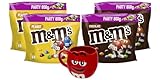 M&M'S 1600g Peanut & 1600g Chocolate + Henkelbecher I Schokolinsen I GeschenkI Probierpaket I Mix-Pack I Geschenkidee I Schokolade I Erdnuss I Fanartikel