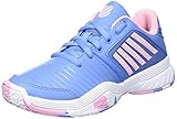 K-Swiss Mädchen Court Express Omni Tennisschuh, Silver Lake Blue White Orchid Pink, 32 EU