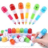 Kesote 20 Stück Pillen Kugelschreiber Teleskopisch Kapsel Stifte für Kinder, Blaue Tinte