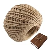 Juteseil – Juteschnur – 50 m Produktverpackungsschnur für Heimwerker, Bastler, Gärtner, Landwirte, Hochzeitsgeschenke, Verpackung, Makramee, Weben, Werkstatt, Organisation, Boutiquen, Geschäfte