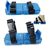 Zghhc 1 Satz Verstellbare Schlittschuhe Für Kinder, Eislaufschuhe Riemen, Enge Passform, Unterstützung Beim Eislaufen Für Anfänger Für 2 Bis 5 Jahre