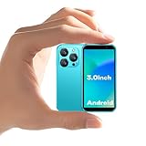 ZOKOE 3G - kleine Handys, Kind - Smartphones, Android 9.0, 3,0 - Zoll - Bildschirm, 2GB RAM, 16GB ROM, 5,0 Megapixel, 900 - mAh - Batterie, Gesichtserkennung, tragbares Handy (XS18-dunkelblau)