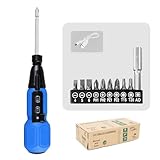 3,6 V Akku-Elektro-Schraubendreher, automatisches Elektro-Schraubendreher-Set, Reparatur-Werkzeug-Sets mit LED-Lampe für Laptop