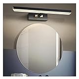 LED Waschtischleuchte Badezimmerspiegel Front Wasserdicht Lange Streifen Spiegelschrank Licht Schminklicht Winkel Einstellbar Spiegel Lampe Badleuchten (50cm,