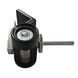 Stahl Präzisionslibellen Bohrmaschinen Wasserwaage – für exakte Bohrlöcher – Bohrmaschinen-Wasserwaage mit Rund- & Längslibelle für Bohrmaschine – Made in Germany