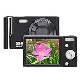 4K-Digitalkamera, 50 MP Digitale Point-and-Shoot-Videokamera mit Autofokus, 16-fachem Digitalzoom, Anti-Shake-Retro-Kompaktkamera mit Blitz, 2,8-Zoll-LCD-Bildschirm für Reisen