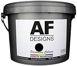 RAL Wandfarbe edelmatt Trendfarbe Innenwandfarbe 2,5/5 / 10 Liter Dispersionsfarbe Alle RALTÖNE (RAL9010 - Reinweiß, 5 Liter)