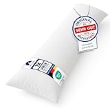 Gentle North Hochwertiges Seitenschläferkissen 40x145 cm - Langes Kissen für Seitenschläfer - Körperkissen - Körperkissen für Erwachsene mit Mikrofaser-Füllung 40 x 145 cm lang - –kotex - Schlafkissen