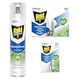 Raid Essentials Trio-Bundle gegen Mücken in Ihrem zu Hause, für Innenräume geeignet, 3er Pack (1 x 300ml und 2 x 32ml)