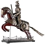 WQQLQX Statue Ritterstatue, mittelalterliche Templersammlung Skulptur Ritter Handwerk Modell Desktop Dekoration Startseite Kunst Dekoration Figuren Skulpturen (Color : B)