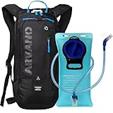 Arvano Fahrradrucksack 6l Klein MTB Rucksack mit Trinkblase 2l, Ultraleicht Mountain Bike Rucksack für Damen & Herren, Mini Mehrzweck Trinkrucksack für Radsport Fahrrad