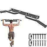 Kipika Strapazierfähige Klimmzugstange zur Wandmontage, klimmzugstange türrahmen fürs Homegym, Multifunktionale Tragbare Fitness-Türstange, klimmzugstange türrahmenl belastbar bis zu 200 Kg