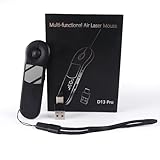SRAYG Mini Fingermaus, Bluetooth Fernbedienung, Seitenumblätter Controller, ergonomische, tragbare kleine kabellose Touchpad Trackball Multifunktions Palm Maus für Phone/Tablet/Computer/TikTok/PPT