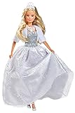Simba 105733582 - Steffi Love White Dream, Ankleidepuppe in einem traumhaften weißen Glitzerkleid mit Glitzerstein, 29cm Puppe, ab 3 Jahren