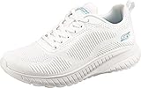 Skechers Bobs Squad Chaos Face Off Damen Sportschuhe, Weiß, 40 EU
