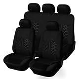 TACCTS 5 Sitzer Universal Sitzbezügesets für SEAT Ateca 5F 2016 2017 2018 2019 2020 2021 2022 2023 2024 Auto Schonbezüge Auto-Sitzbezug Universal,F