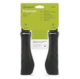 Ergon – GA3 Fahrradgriff | Ergonomisch mit Mini-Wing | MTB, All Mountain, Trail | Regular | Large | Schwarz