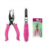 Lochzange 6mm, Handlochgerät Für Zuverlässige Und Präzise Runde Löcher In Papier, Karton Und Bastelmaterial, Ideal Für Büro, Schule, Heimwerker Und Hobby, Kompakt Und Tragbar (Rosa)