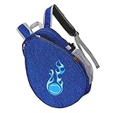 KAHDGSS Strapazierfähige Kinder-Tennisschläger-Tasche mit Netztaschen und verstellbaren, gepolsterten Trägern, Sportzubehör, Tennis-Rucksack