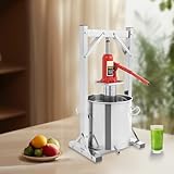 Edelstahl Spindelpresse Beerenpresse Obstpresse Hydraulische Weinpresse Saftpresse Obstmühle Obstweinpresse Weinpressen-Maschinenbausatz für Pressen Weintrauben Erdbeeren Maulbeeren Blaubeeren usw