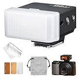 Godox iT20-R TTL Mini-Blitz für Ricoh GR III mit IT20DF-Diffusor, kompakter Aufsteckblitz IT20R, P-TTL-kompatibel, per USB-C aufladbarer Akku, magnetische Farbfilter inklusive