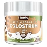 Liposomales Colostrum Pulver 2500mg, 60% IgG Hochdosiertes Kolostrum, Bovine Colostrum Pulver from Grass-Fed, 5X Konzentration Immunoglobuline, Reines, Ohne Zusätze
