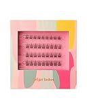GirlGotLashes Pre-Glued Lashes - Bare Naked - Selbstklebende Wimpernsegmente Besonders geeignet für Anfänger & Ungeduldige 36 Wimpernsegmente | Wiederverwendbar | Inkl. Mini Applikator | Vegan