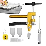 Fliesenschneider Werkzeug | 2-in-1 Schneidemaschine Säge,Glascutter Werkzeug - Für Flaschenkunst Spiegel Do It Yourself Bastelarbeiten Heimwerkerprojekte Kunstprojekte Für Zuhause Und
