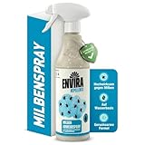 Envira Milbenspray für Matratzen 500 ml - Hochwirksames Abwehrspray gegen Milben & Hausstaubmilben - Anti Milben Spray - Milbenschutz für Allergiker - Mit dezentem Zitrusduft, geruchsarm