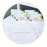 adfetal 6 Monatspackungen - VEGAN - mit DHA aus Algen, Folsäure, Vitamin D usw. + hochwertiger Baby-Body aus Bio-Baumwolle