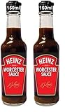 Heinz Worcester Sauce – Asiatische Sauce in der Glasflasche – 1 x 150 ml | 150 ml (2er Pack)