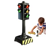 Fierudeng Kinder Ampel Spielzeug, Verkehrsampel Spielzeug, Ampel Mit Licht Und Sound, Verkehrsampel Modell, Pädagogisches Geburtstagsgeschenk Für Kinder