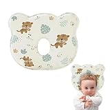 NOLACE lagerungskissen Baby Kinder Kissen Baby Kissen Neugeborene Memory Foam Reisekissen, Babykissen Gegen Plattkopf Neugeborenes Kissen für 0-12 Monate Kinder Bett Kinderwagen (Kleiner Tiger)