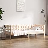 Lauuoeriau Möbelartikel Home Tagesbett ohne Matratze 90x200 cm Massivholz Kiefer Möbel