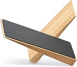 Türstopper rutschfest aus 100% FSC Bambus - 2er Set Türkeil aus Holz - Fester Türstopper boden mit Gummi - Türkeile für alle Böden - Holzkeile für alle Arten von Türen - Door stopper