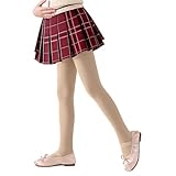 AOOSA Kinder Strumpfhose für Mädchen, Einfarbige Strumpfhose Mädchen, Blickdichte Kinderstrumpfhosen, Elastische Tanzstrumpfhose für Schule, Tanzen und Sport für 3-14 Jahre Geeignet