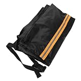 ibasenice Regenschutz für Kinderfahrradsitz Winddicht 210t Polyester mit Reflektorstreifen Faltbar Universell Passend für Fahrrad Kindersitze