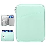 Dadanism 9-11 Zoll Tablet Sleeve Tasche Kompatibel mit iPad 10,2 2021-2019, iPad Pro 11 2021-2018, iPad Air 5/4 10,9 2022/2020, iPad 10th Gen 10,9 2022, Galaxy Tab A8 10,5/Tab S6 Lite 10,4, Mint Grün