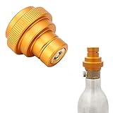 Schneller CO2-Adapter für Sodawasserbereiter, mit TR21-4 Außengewinde, CO2-Zylinderanschluss für DUO, Terra, Art Soda-Maschinen (Goldorange)