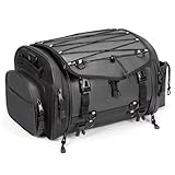Satteltaschen Motorrad Satteltasche Hecktasche Reisegepäcktaschen 24 L Erweiterbare Kofferraum Motortasche Aufbewahrungstaschen Universalzubehör
