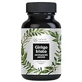 Ginkgo Biloba - optimale Dosierung 5000mg pro Kapsel (50:1 Extrakt) - 365 Kapseln - mit Vitamin B5 & Zink - vegan, natürlich, laborgeprüft, hochdosiert & in Deutschland produziert